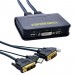 KVM переключатель  2-порт USB 2.0 DVI