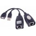 Адаптер удлинитель USB-RJ45 LAN CAT5/CAT6 - Удлинитель для USB устройств до 20 метров