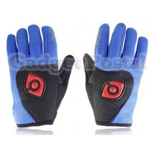 Новый Велоспорт велосипед Спорта на открытом воздухе Anti-Slip Дышащие Полный-Finger перчатки Размер XL (черный + синий)