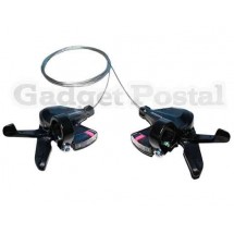 YD134 Shimano Altus SL-M310 3x8 скоростной диск / v тормозной рычаг сдвига Combo Set (черный)