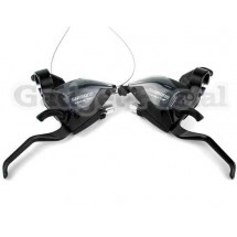 YD136 Shimano Altus ST-EF51-8 3x8-скорость диска / v рычаг тормоза Shifter Combo Set (черный)