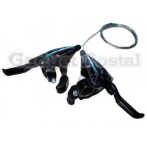 YD137 Shimano Atlus ST-EF65-8 3x8 скоростной диск / v тормозной рычаг сдвига Combo Set (черный)