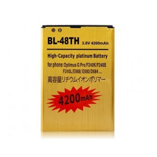 Li-ion BL-48-й 3.8V 2400mAh литий-ионная аккумуляторная батарея с декодером  для LG Optimus G Pro / F240K / F240S / F240L / E988 / E980 / D684