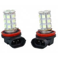  H11 27 LED 5050 SMD Ice Blue светодиодная лампа