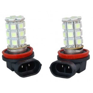 H11 27 LED 5050 SMD Ice Blue светодиодная лампа