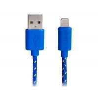 Купить Оригинальный 1,2 м 8-контактный Тканые зарядный кабель USB для передачи данных для iPhone 5S / 5, IPad мини, Ipad мини 2, Ipad