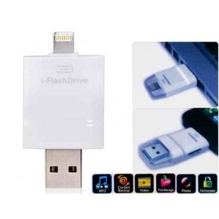 USB 2.0 Micro SD Card Reader для iPhone5 / 5S / 6/6 Plus (белый)