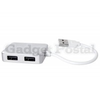  SIYOTEAM SY-H20 4-портовый USB 2.0 хаб (серебро) 