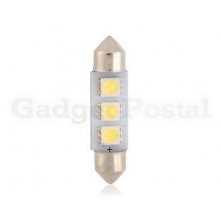 T10 5050 3-LED 39мм белый и синий Festoon свет