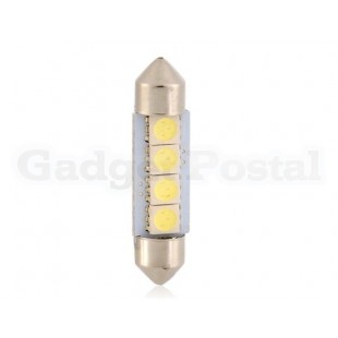 T10 5050 4-LED 39мм белый и синий Festoon  свет