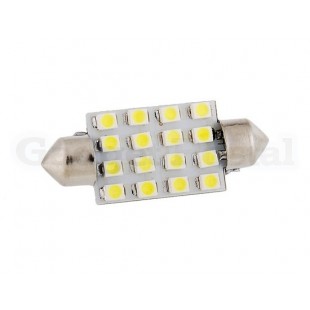 2 штуки 16-Светодиодная автомобильная лампа 36MM 16 SMD 3528 