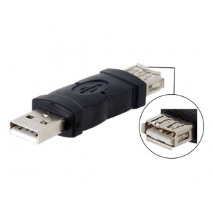 Переходник - удлинитель USB 2.0 type A-(F) to USB 2.0 type A-(F) VCOM 