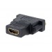 HDMI на DVI F F адаптер (черный)