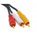 MYE 1,5 м 3RCA к 3RCA кабель (черный)