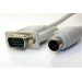 S-Video 8-контактный для SVGA VGA 15-Pin HDB15 кабель преобразователь