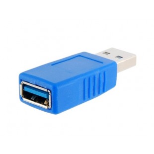 Мужской USB3.0 порт к порту Женский адаптер (синий)