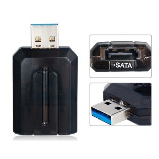 5 Гбит USB 3.0 для SATA адаптер (черный)