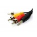 3,5 мм до 3 RCA Phono Lead Audio / Video AV-кабель (черный)