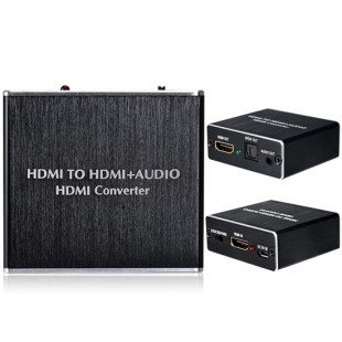 HDMI на HDMI + Audio HD Converter (черный)