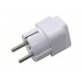 Новый Universal Plug гнездо адаптера конвертер Европейский стандарт (белый)