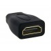 Mini HDMI 19pins мужчин и женщин M / F адаптер / конвертер (черный)