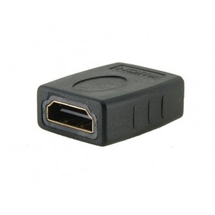 HDMI 19pins Женский Женский F / F адаптер / Converter (черный)