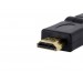 HDMI 180 градусов вращения мужчин и женщин конвертер (черный)