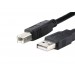 USB 2.0 10м высокоскоростной принтер кабель-удлинитель (черный)