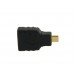 Адаптер Micro HDMI (папа) к HDMI (мама), (черный).