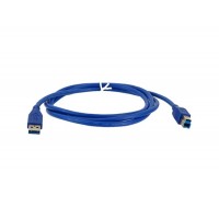 Купить 1.5m USB 3.0 Type A Мужской Типа B Парнем (AM / BM) Данные кабель-удлинитель для принтера ПК (синий)