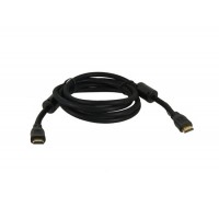 1,8 м Высокоскоростная Позолоченные Черный Mesh HDMI M / M Сигнальный кабель Версия 1.3 (черный)