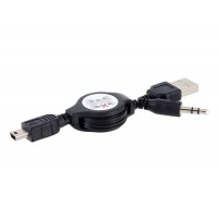 Купить USB 5PIN Strecher 0.8m кабель (черный)