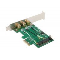  PCI-E для Mini PCI-E Riser Card адаптер (зеленый) 