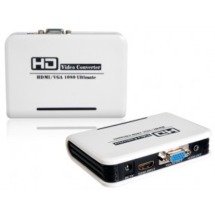 Компьютер PC ноутбук HDMI к VGA HD Video Converter адаптер Box 1080P