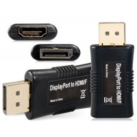 DisplayPort мужчина к HDMI Женский адаптер (черный)
