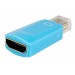 Mini DisplayPort мужчина к HDMI Женский адаптер (синий)