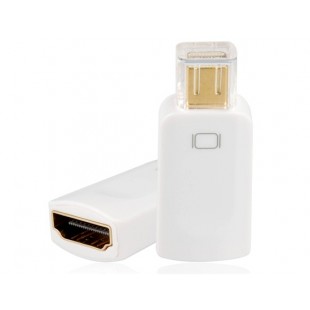 Mini DisplayPort мужчина к HDMI Женский адаптер (белый)