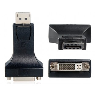 DisplayPort мужчина к DVI-D Женский адаптер (черный)