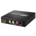 AV / CVBS / HDMI к HDMI 720P / 1080P HD Video Converter (черный)