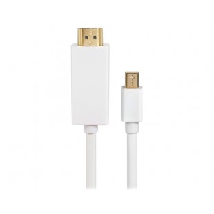 Mini DisplayPort DP мужчина к HDMI Мужской Кабель-адаптер 3M (белый)