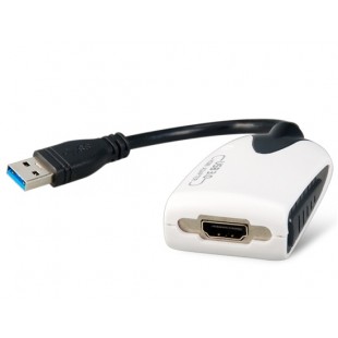 USB 3.0 мужчина к HDMI Женский Display Adapter (черный + белый)