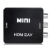 NEWKENG M10-2 480P Mini HDMI для AV конвертер (черный)