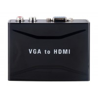 YZ-1803 1920 x 1200 VGA К HDMI конвертер (черный)