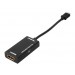  Micro USB MHL HDMI HDTV адаптер подходит для большинства мобильных устройств с наличием micro USB разъема и поддержкой MHL режима.