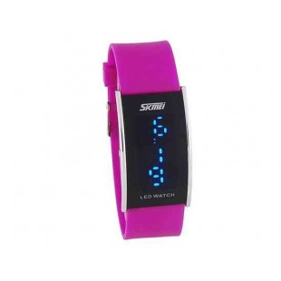 SKMEI 30 м Водонепроницаемые Спорт LED Watch (фиолетовый)