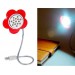 15-LED USB Flower светодиодная лампа (красный)