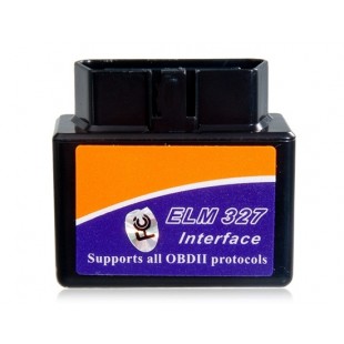 Мини Bluetooth ELM327 OBD2 сканер для модели D2 (черный)