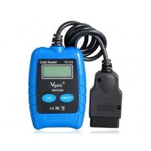 VC210 VAG + CAN VW / AUDI OBD2 Scan Code Reader (синий)