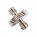 Адаптер резьбовой 1/4" (папа) на 1/4" (папа) DoubleHeadStud-1/4-1/4