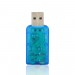 USB звуковая карта 5.1 с микрофонным входом для Ноутбука и Компьютера